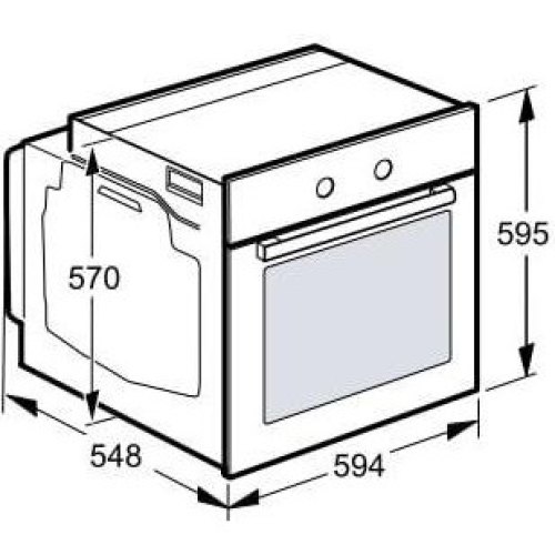 Духова шафа електрична Siemens HB557JYS5T, 66л, A, дисплей, конвекція, телескопічні направляючі, чорна