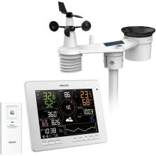Метеостанція Sencor SWS16600WIFI, внутрішнє/зовнішнє вимірювання, температура, вологість, час, прогноз погоди, швидкість вітру, календар