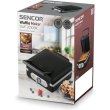 Вафельниця Sencor SWF2010BK, 1400Вт, пластиковий корпус, чорна