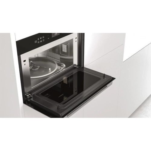 Мікрохвильова піч вбудована Whirlpool W7MD440, 31л, електронне керування, 1000Вт, гриль, дисплей, нержавіюча сталь