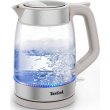 Електрочайник Tefal Glass Kettle, 1.7л, скло, з підсвіткою, біло-срібний (KI605B30)