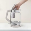 Електрочайник Tefal Glass Kettle, 1.7л, скло, з підсвіткою, біло-срібний (KI605B30)