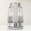 Електрочайник Tefal Glass Kettle, 1.7л, скло, з підсвіткою, біло-срібний (KI605B30)