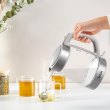 Електрочайник Tefal Glass Kettle, 1.7л, скло, з підсвіткою, біло-срібний (KI605B30)