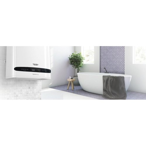 Водонагрівач електричний плаский TESY Bellislimo Cloud GCR 502722 E31 ECW Wi-Fi, 50л, 2,2кВт, електронне керування, B, білий (304766)