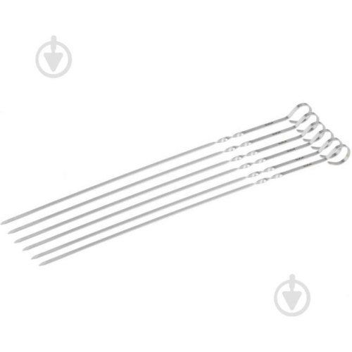 Набір шампурів Tefal K185S734, 6шт, сталь, сірий