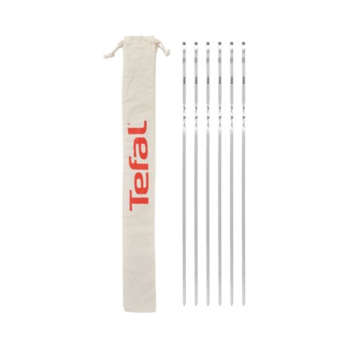 Набір шампурів Tefal K185S734, 6шт, сталь, сірий