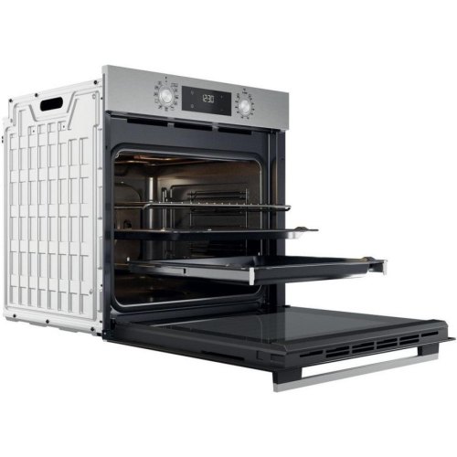 Духова шафа електрична Whirlpool OMK58HU1X, 71л, A+, дисплей, конвекція, телескопічні напрямні, нержавіюча сталь