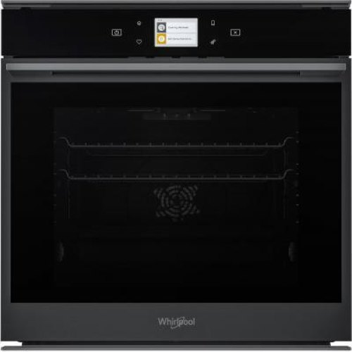Духова шафа електрична Whirlpool W9OM24S1PBSS, 73л, A+, дисплей, конвекція, телескопічні напрямні, чорна