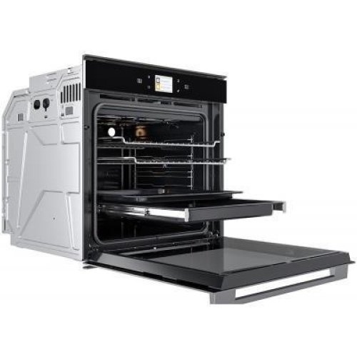 Духова шафа електрична Whirlpool W9OM24S1PBSS, 73л, A+, дисплей, конвекція, телескопічні напрямні, чорна