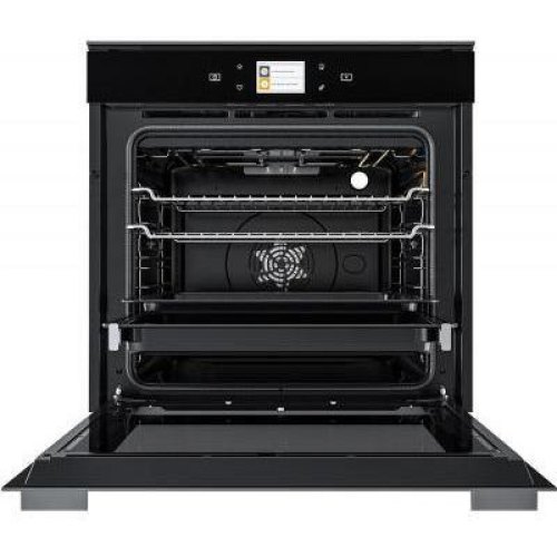 Духова шафа електрична Whirlpool W9OM24S1PBSS, 73л, A+, дисплей, конвекція, телескопічні напрямні, чорна