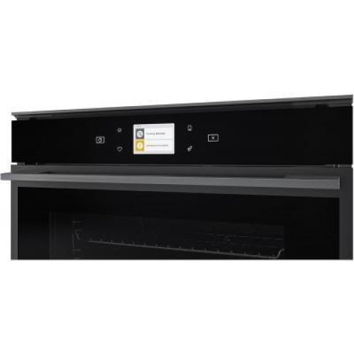 Духова шафа електрична Whirlpool W9OM24S1PBSS, 73л, A+, дисплей, конвекція, телескопічні напрямні, чорна