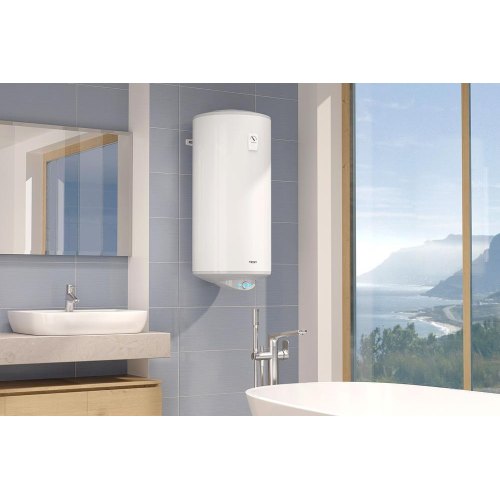 Водонагрівач електричний круглий TESY Anticalc REV 100 GCR 1004424D B14 TBRC, 100л, 2,4кВт, сухий тен, механічне керування, C, білий (304854)