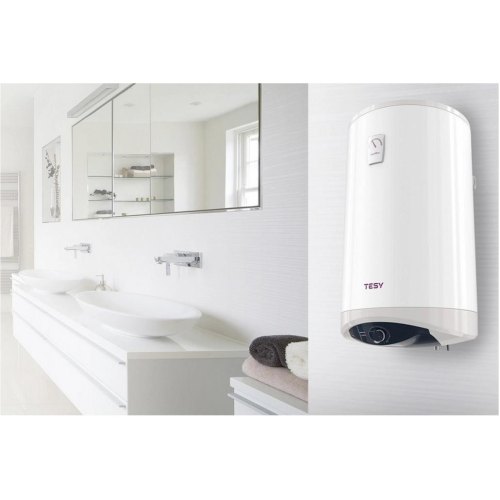 Водонагрівач електричний круглий TESY Modeco Ceramic S GCV9S 1004724D C21 TS2RCP, 100л, 2,4кВт, із теплообмінником, сухий тен (303561)