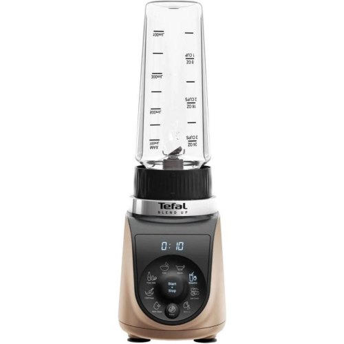 Блендер стаціонарний Tefal Blend UP, 1000Вт, чаша 700мл, тритан, чорно-золотистий (BL190AF0)
