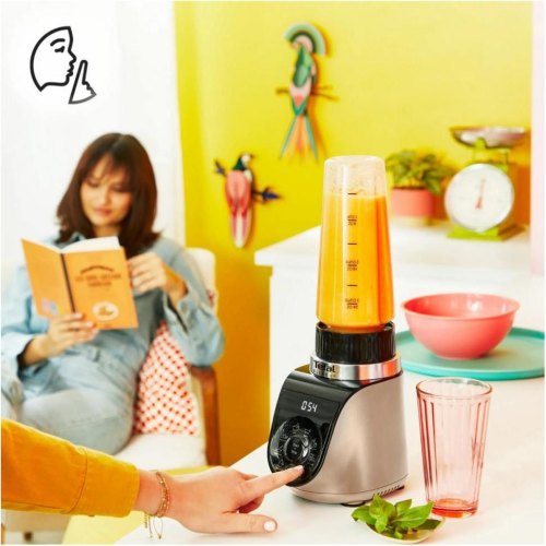 Блендер стаціонарний Tefal Blend UP, 1000Вт, чаша 700мл, тритан, чорно-золотистий (BL190AF0)