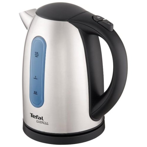 Електрочайник Tefal Express 2, 1.7л, нержавіюча сталь, сірий (KI170D40)