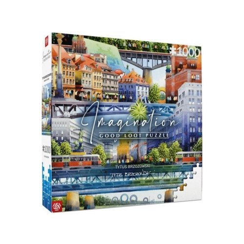 Пазл GoodLoot Imagination: Tytus Brzozowski Warsaw Bridges, 1000 елементів (5908305239666)