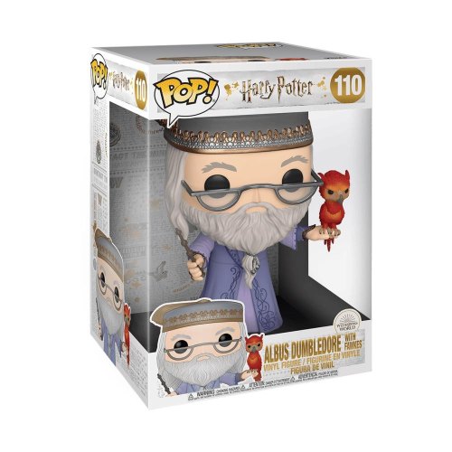 Фігурка Funko POP: Harry Potter - Dumbledore W/Fawkes 10 (48038)