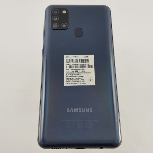 Смартфон Samsung Galaxy A21s (A217F) 32Gb Black (SM-A217FZKNSEK) USED **