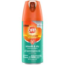Аерозоль від комах Off!, від комарів, з ефектом сухого аерозолю, 100мл (5000204519549/5000204328417)
