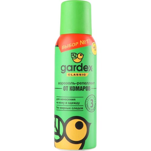 Аерозоль від комах Gardex Classic, від комарів, 100мл (5904114080024)