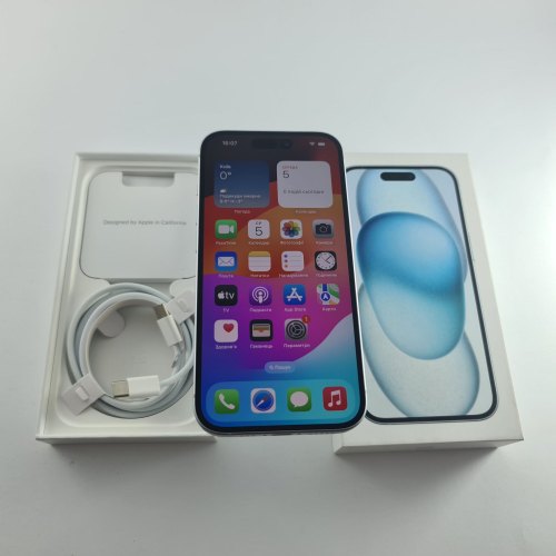 Смартфон iPhone 15 128GB Blue,Model A3090 USED **