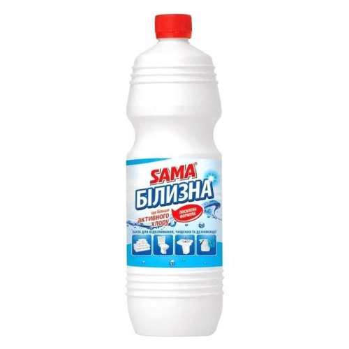 Відбілювач Sama, білизна, 1л (4820270630679)