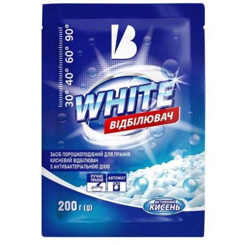 Відбілювач Blyskavka White, з активним киснем, 200г (4820214191822)