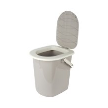 Відро-туалет Алеана, 22л, какао/біла троянда (алн 171096/какао/біла роза)