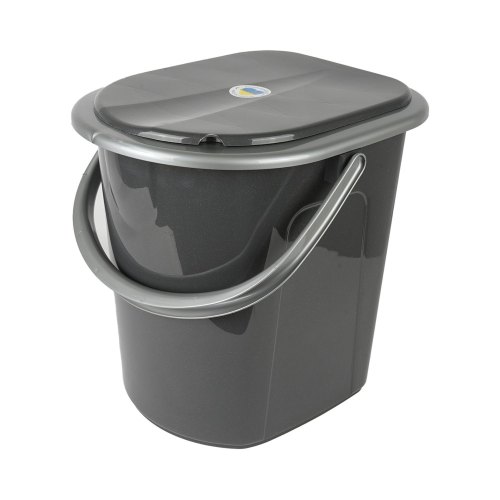 Відро-туалет Алеана, 22л, граніт/сірий (алн 171096/граніт/сіре)
