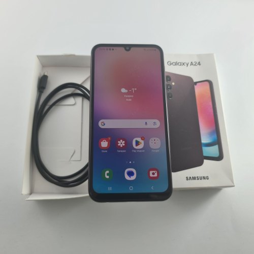 Смартфон Samsung Galaxy A24 (A245F) 128Gb Dark red (SM-A245FDRVSEK) USED **