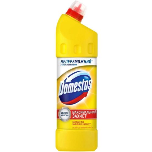 Рідина для чищення ванн Domestos, з ароматом Лимонна Свіжість, 1л (8717163094921)