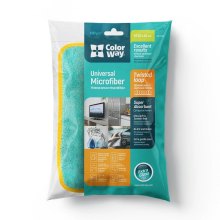 Серветка для прибирання ColorWay, мікрофібра, для універсального застосування, 600gsm, 40х40см, 1шт (CW-4460)