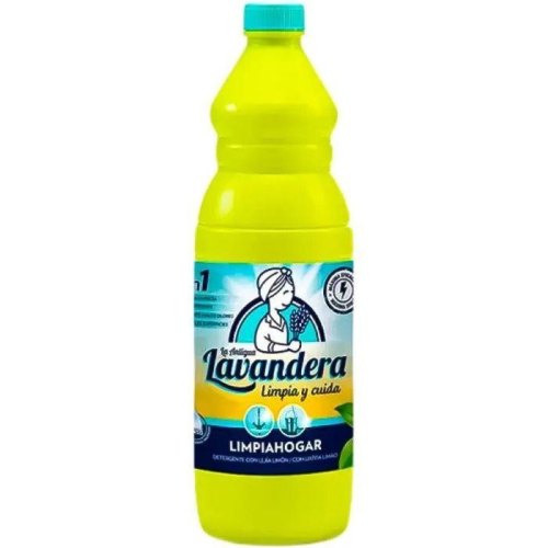 Рідина для чищення ванн La Antigua Lavandera, 2в1, із хлором, з ароматом Лимон, 1.5л (8437014202052)