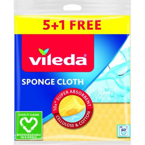 Серветки для прибирання Vileda, вологопоглинаючі, 6шт (4023103127975)
