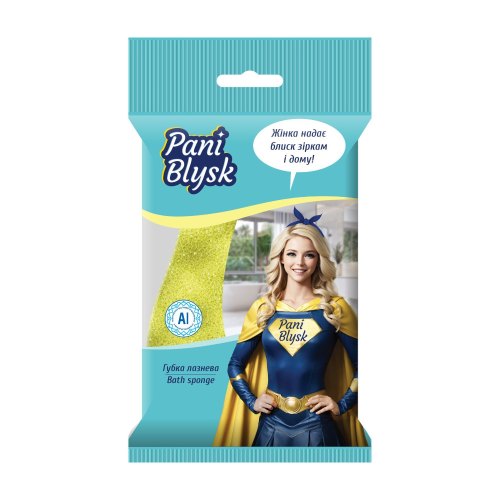 Губка для купання Pani Blysk, 1шт (4823071661217)