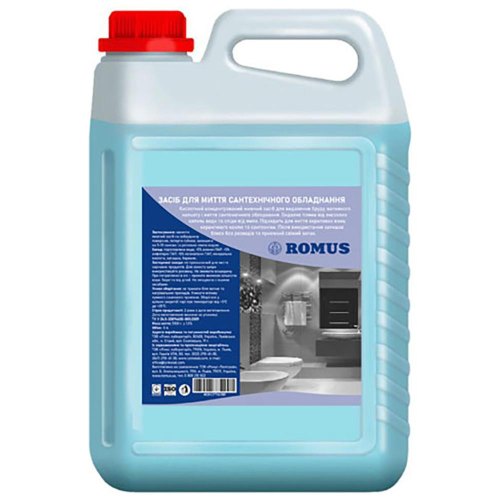 Рідина для чищення ванн Romus, для сантехніки, 5л (4820137761385)