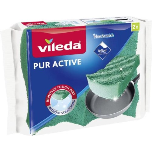 Губки кухонні Vileda Pur Active, 2шт (4023103083943)