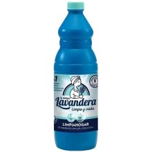 Рідина для чищення ванн La Antigua Lavandera, 2в1, із хлором, з ароматом Море, 1.5л (8437014202038)