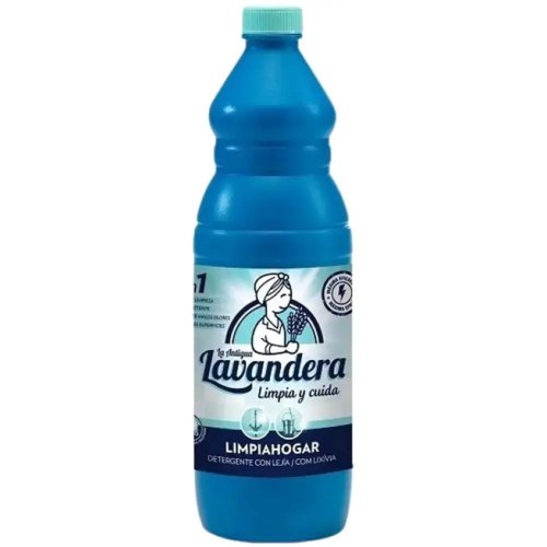 Рідина для чищення ванн La Antigua Lavandera, 2в1, із хлором, з ароматом Море, 1.5л (8437014202038)