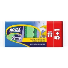 Губки кухонні Novax, 5+1шт (4823058300962)