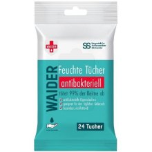 Вологі серветки Waider, антибактеріальні, 24шт (4823098410911)