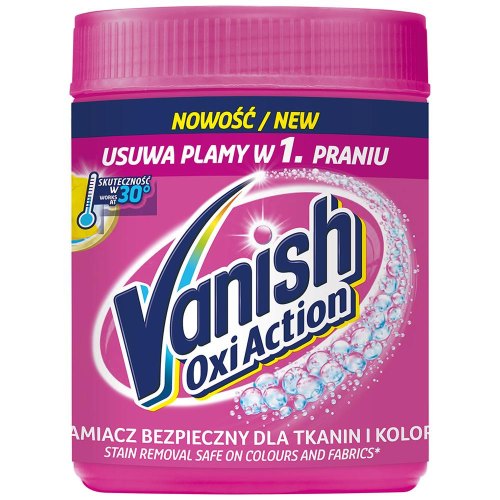 Засіб для видалення плям Vanish Oxi Action, 470г (5900627063165/5900627081725)