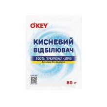 Засіб для видалення плям O'KEY, кисневий 100%, 80г (4820049384291)