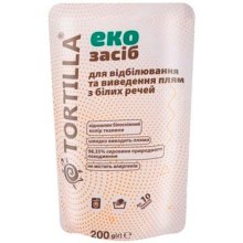 Засіб для видалення плям Tortilla Еко, для білих речей, 200г (4820049380590)