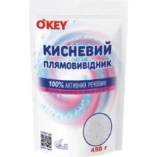 Засіб для видалення плям O'KEY, кисневий 100%, 450г (4820049384321)