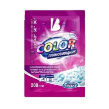 Засіб для видалення плям Blyskavka Color, з активним киснем, 200г (4820214191815)