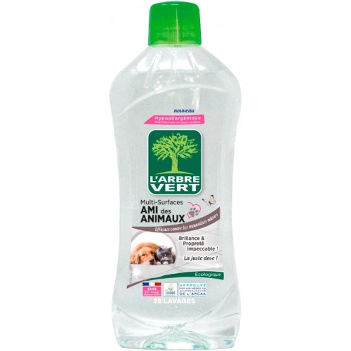 Засіб для миття підлоги L'Arbre Vert, універсальний мультиочисник для нейтралізації запахів, 1л (3450601031939)