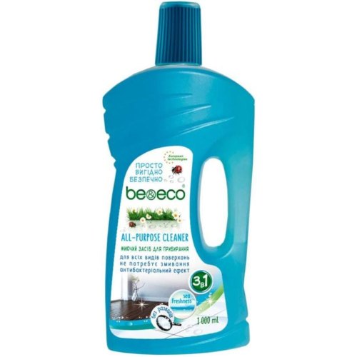 Засіб для миття підлоги Be&Eco Універсал, з ароматом Морська свіжість, 1л (4820168433474)